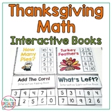 Thanksgiving Math Interactive Books (Adapted Math Books fo
