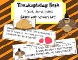 Thanksgiving Math Journal Entries (Aligned to Common Core)