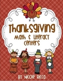 Thanksgiving Math & Literacy Centers Pack