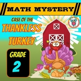 Thanksgiving Math Mystery Activity: The Thankless Turkey (