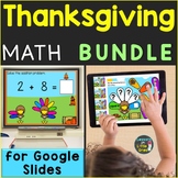 Thanksgiving Math Number Sense Addition to 10 2D 3D Shapes