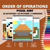 Thanksgiving: Order of Operations Pixel Art Activity