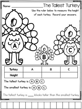 Thanksgiving Activities for First Grade Math Worksheets ...