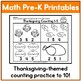 Thanksgiving Math Preschool Printables by Linda's Loft for Little Learners