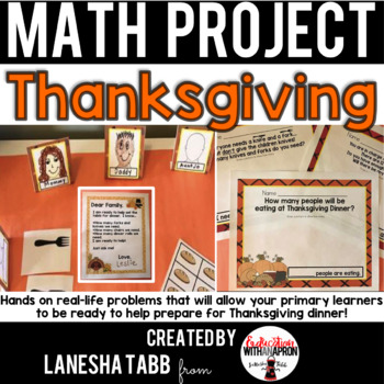 Preview of Thanksgiving Math Project- Primary