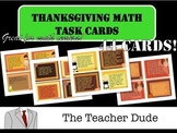 Thanksgiving Themed Math Task Cards