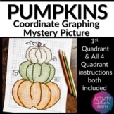 Thanksgiving Math Pumpkins Coordinate Graphing Picture