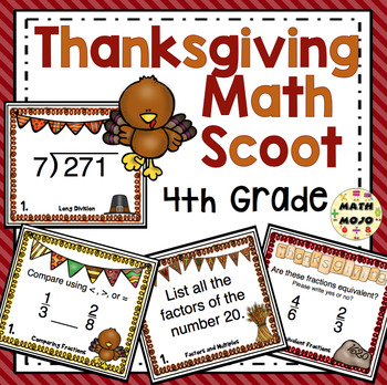 4th Grade Thanksgiving Math Activities: 4th Grade ...