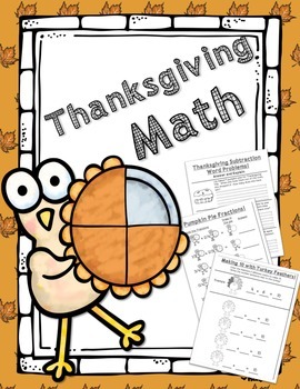 Preview of Thanksgiving Math | Skip Counting | Adding and Subtracting | Color by Number