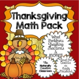 Thanksgiving Math Worksheets 