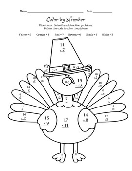 Thanksgiving Math Worksheets by Tools4School | TPT