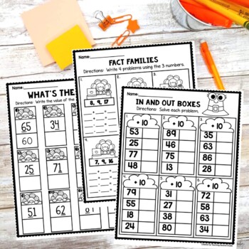 Thanksgiving Math Worksheets 2nd Grade by Teaching Second Grade | TpT