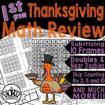 Preview of Thanksgiving Math Worksheets and Activities