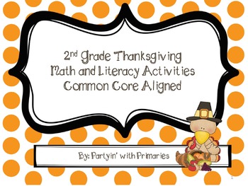 Preview of Thanksgiving Math and Literacy Activities