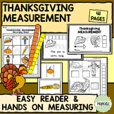 Thanksgiving Measurement Bundle, Easy Reader Booklet, Turk
