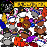 Thanksgiving Mice {Creative Clips Digital Clipart}