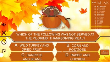 Thanksgiving trivia quiz - Mentimeter