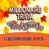 Thanksgiving Millionaire Trivia Game - Trivia PowerPoint -