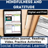 Thanksgiving Mindfulness & Gratitude Social Emotional Lear