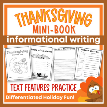 Preview of Thanksgiving Expository Writing Bundle Primary Grades - Engage, Inform, &Inspire