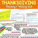 Thanksgiving Short Story Unit Middle School and High Schoo