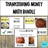 Thanksgiving Money Math Bundle 