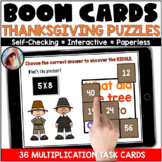 Thanksgiving Multiplication Fact Fluency – Boom Cards