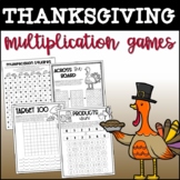 Thanksgiving Multiplication Games