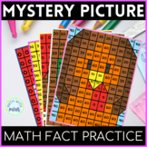 Thanksgiving Multiplication Mystery Pictures, 10 Times Tab
