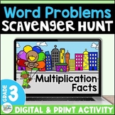 Multiplication Facts Word Problems - Parade Theme Digital 