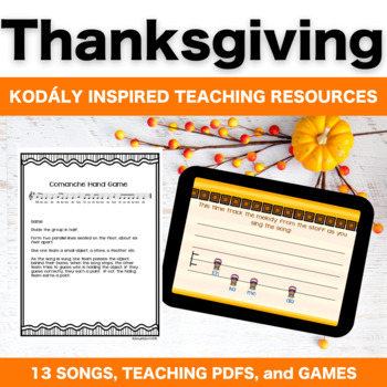 Preview of Thanksgiving Music: 13 Songs for Thanksgiving, Autumn and Beyond, set #1
