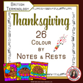 Thanksgiving Music -  26 Thanksgiving Music Colouring Pages