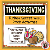 Thanksgiving Music Activities Treble and Bass Note Naming