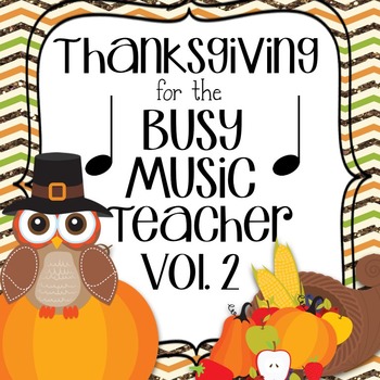 Thanksgiving Music Game Bundle Vol. 2: four games, zero prep! | TpT