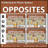 Thanksgiving Music Games Interactive Music Opposites Bundl