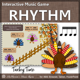 Thanksgiving Music Interactive Rhythm Game Sixteenth Notes