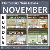 Thanksgiving Music Lesson Plans and Activities for Novembe