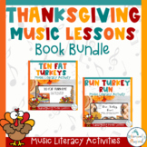 Thanksgiving Music Lessons Book Bundle | Music Literacy Ac