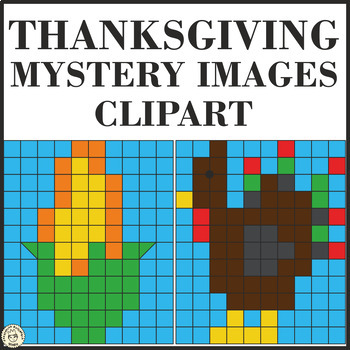 Preview of Thanksgiving Mystery Images Clipart