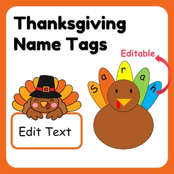 thanksgiving name badges