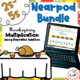Thanksgiving Nearpod Bundle Multiplication Math Centers Us