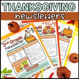 Thanksgiving Newsletter Templates