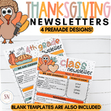Thanksgiving Newsletters | November Newsletter *NEW