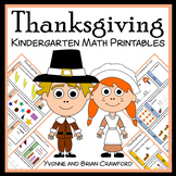 Thanksgiving No Prep Math Kindergarten | Math Skills Revie