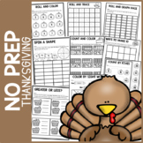 Thanksgiving No Prep Worksheets