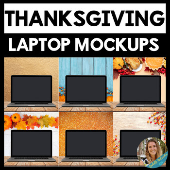 Preview of Thanksgiving November Laptop Computer Mockups