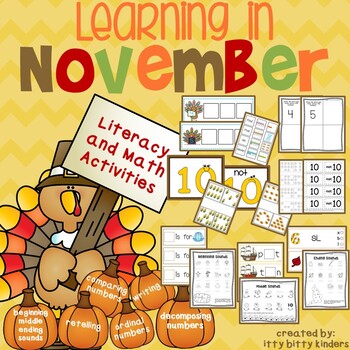 Preview of Thanksgiving November:  Learning in November