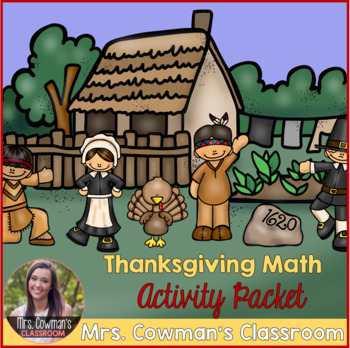 Preview of Thanksgiving & November Math Activity Packet