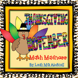 Thanksgiving/November Math Madness