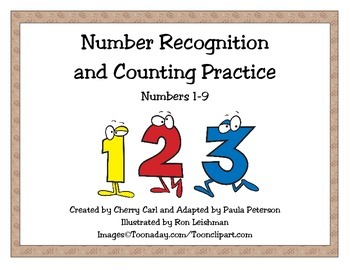 Preview of Thanksgiving Number Recognition and Counting